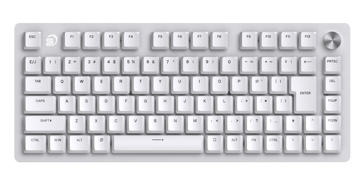STORIA Gaming Keyboard Comet75 white